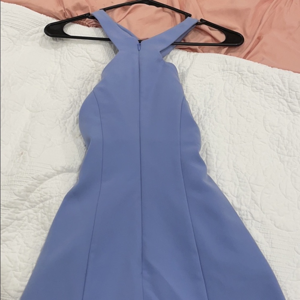 Likely high neck dress